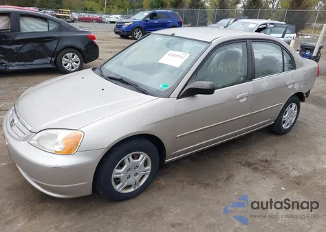 2002 Honda Civic Lx from USA, damaged, VIN 2HGES16502H602731